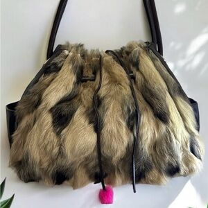 KATE SPADE - Vintage Real fur SUPER RARE